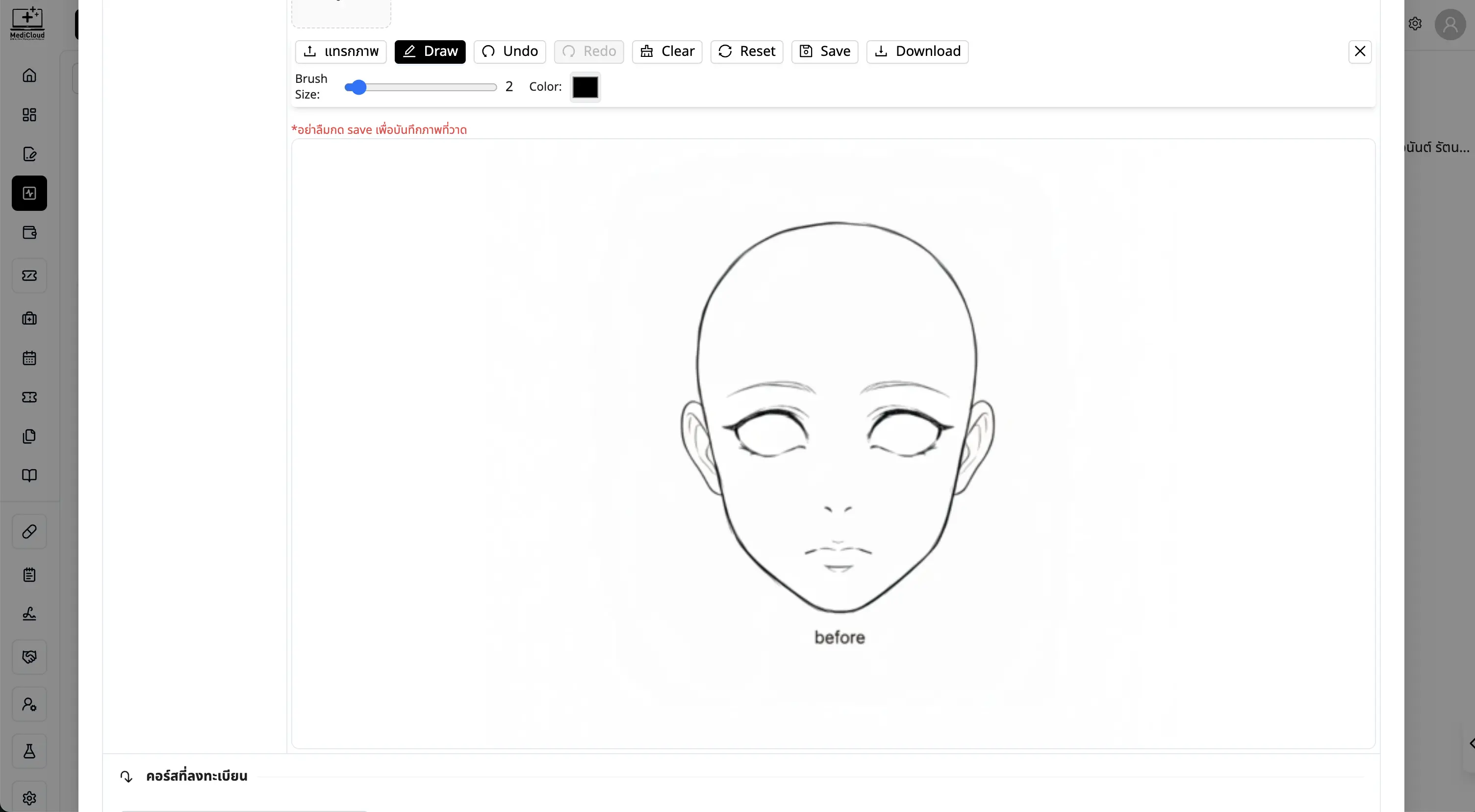 Interactive Body Chart